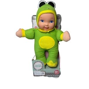 Animal Friends Green Frog Doll